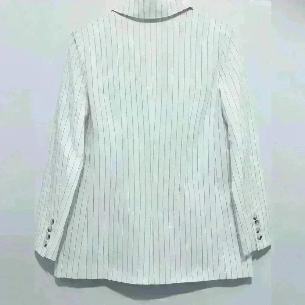 Walter Baker Chicago Pinstripe Misha Blazer, Women’s Size Small, NWT - Picture 6 of 16
